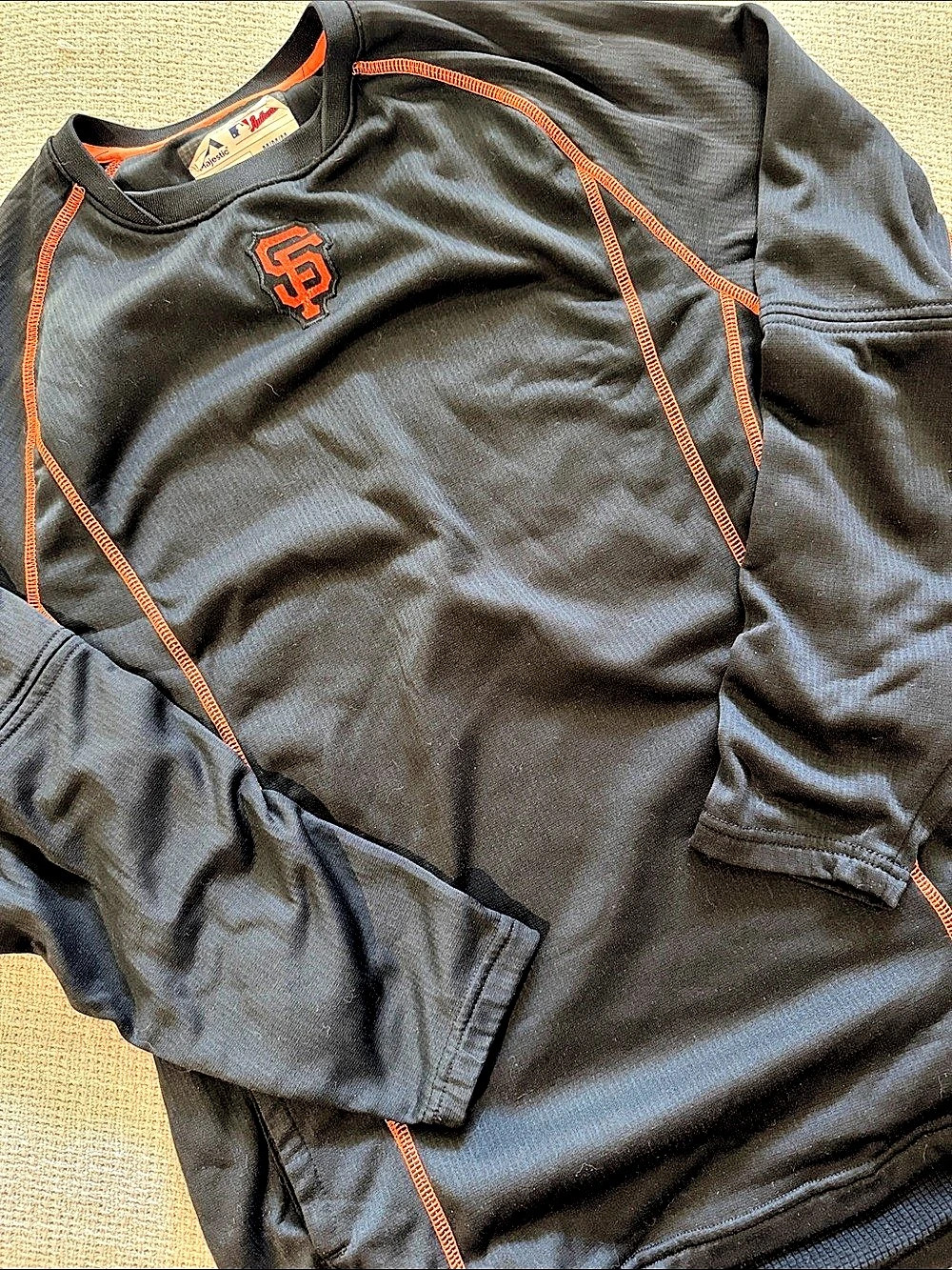 Majestic San Francisco Giants MLB Authentic Collection Therma  sweater